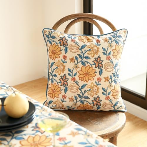 ISAENNE Linen Square Throw Pillow Cover - Image 2
