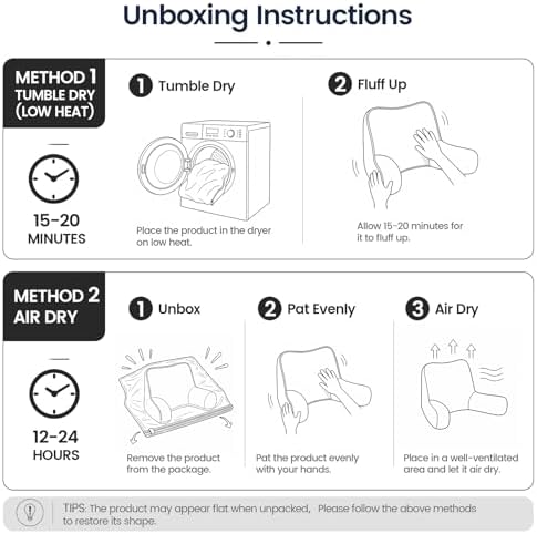 Reading Pillow with Adjustable Memory Foam, Adult Backrest with Arms, Back - Image 7