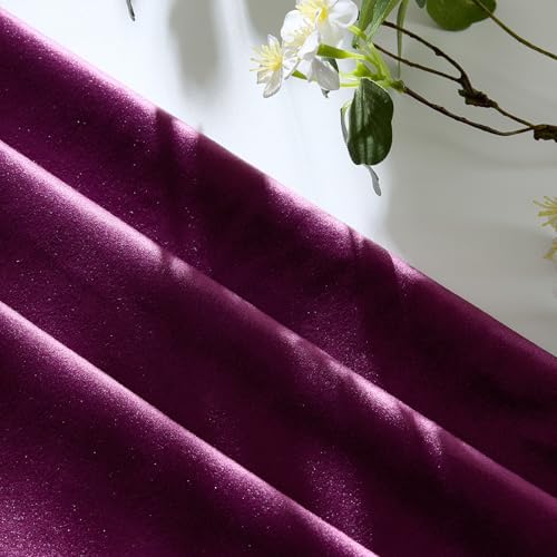 GIGIZAZA Velvet Pillow Covers 16x16 Decorative Pillows Pack of 2 Purple - Image 5