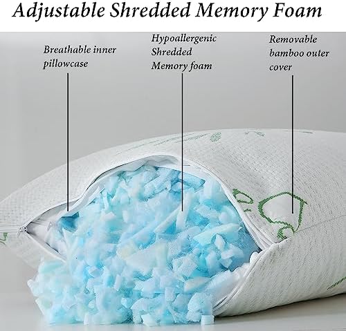 HOXXME Body Pillow for Adults Shredded Memory Foam Long Full Body Pillow for - Image 2
