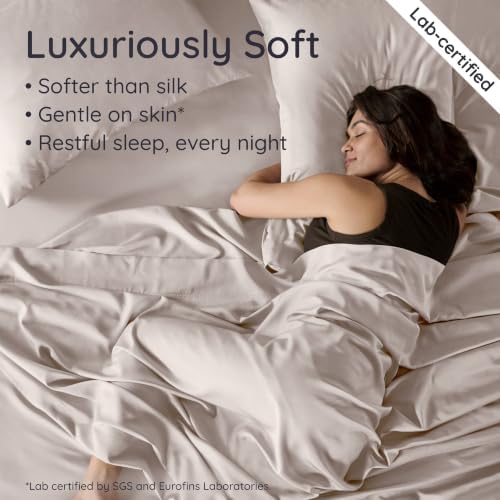 Bambaw 100% Viscose Derived from Bamboo Sheets King Size Set – 6pcs Deep Pocket - Image 5
