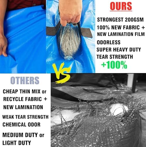 SGPAC Heavy Duty Mattress Bags for Moving and Storage, Extra Thick Queen - Image 2