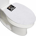 GORILLA GRIP Thick Memory Foam Bathroom Toilet Lid Seat Cover, Soft Velvet Topside, Machine Wash, Plush Cushioned Covers Fits Most Size Lids, Decorative Bath Room Accessories, 19.5x18.5, Bright White