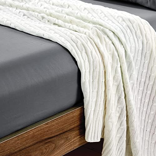 FreshCulture Queen Fitted Sheets, Bulk Pack of 6, Deep Pocket, Soft Microfiber - Image 5