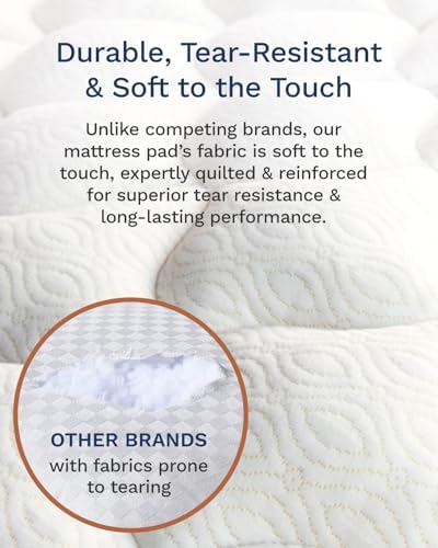Viscosoft Copper Infused Pillow Top Mattress Pad - Image 6