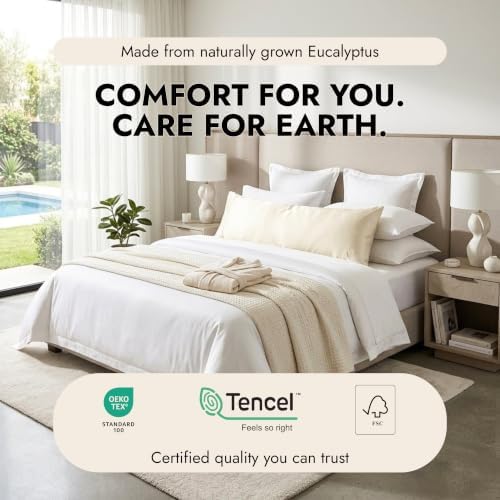 Cotton Metrics Body Pillowcase 20x72 – 100% Tencel Lyocell Eucalyptus Cooling - Image 2