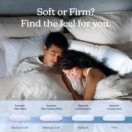 Casper Sleep Essential Pillow 2-Pack – Standard Down-Alternative Bed Pillow - Image 5