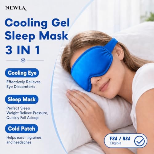 Cooling Eye Mask for Puffy Eyes: Fsa Eligible Items Hsa, Face Ice Eye Pack for - Image 2