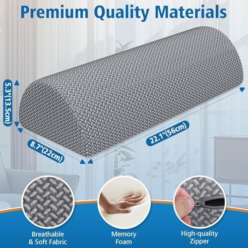 Knee Pillow for Side Sleepers, Leg Pillow for Back & Sciatica Pain - Image 2
