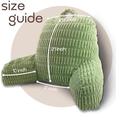 Reading Pillows for Bed Back Rest Pillow for Sitting up - Image 5