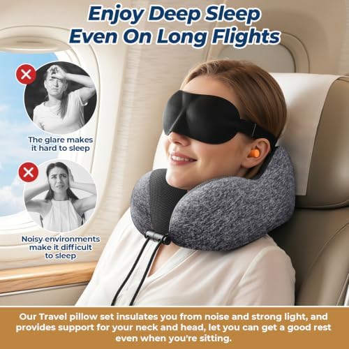 ExploreBliss Travel Pillow, Neck Pillow Airplane - Image 5