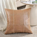 Fancy Homi Tan Decorative Throw Pillow Covers 18x18 Inch by Fancy+Homi