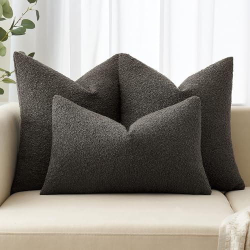 MIULEE Textured Boucle Lumbar Pillow Cover - Image 4