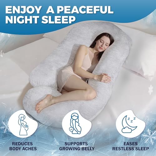 Pregnancy Pillows for Sleeping – 57-Inch Maternity Pillow for Pregnant Women - Image 2