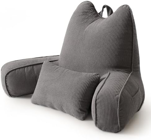 Patented Design Corduroy Reading Pillow by Ailuteie