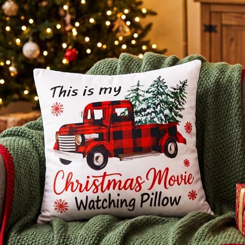 Christmas Truck Reading Pillow by Unknown
