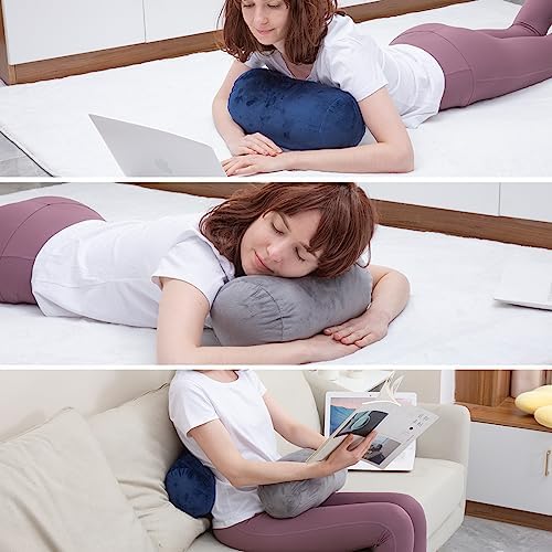 1 MIDDLE ONE Round Cylinder Bolster Pillow - Image 4