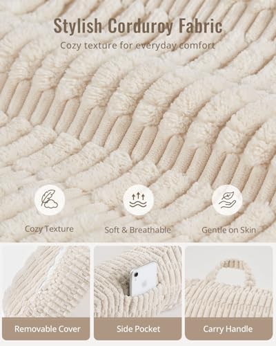 Blissful Diary Reading Pillow, Large Backrest Pillow - Image 6