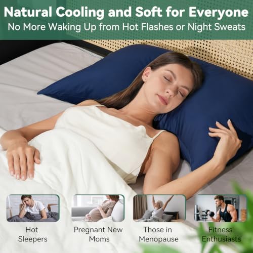 Cooling Curved Pillowcase for Side Sleeper Pillow - Image 5