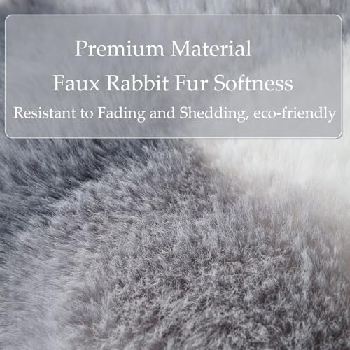 20"x54"Luxury Shaggy Faux Fur Body Pillow Cover, Bubble Fluffy Plush Bed Body - Image 7