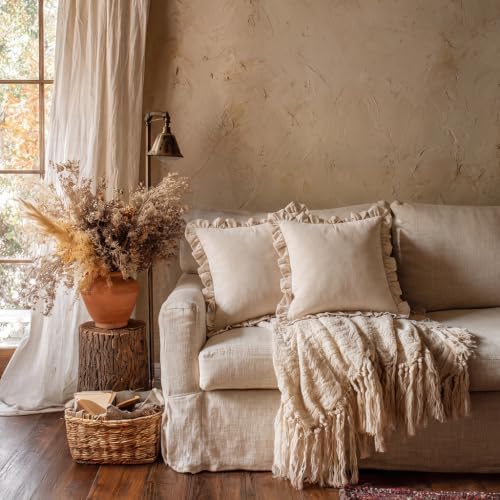 patdrea Vintage Linen Throw Pillow Covers - Image 3