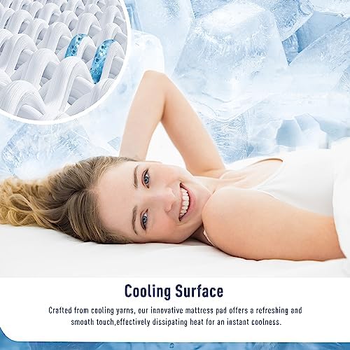 Twin Mattress Pad Cooling & Breathable - Image 2