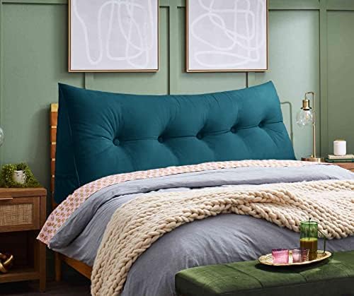 Peachwell Handmade Headboard Pillow-King Size Wedge Support Large Bolster - Image 2