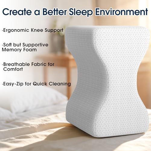 BlissTrends Memory Foam Knee & Leg Pillow - Image 4