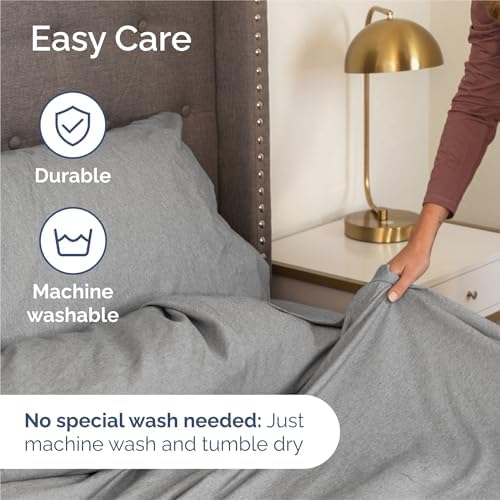 Split King 7 Piece Bed Sheet Set - Image 6