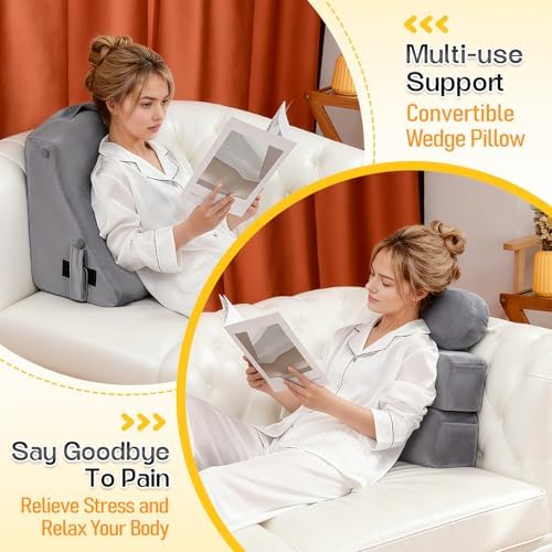 MOON PINE Reading Pillow for Adults, Memory Foam Backrest - Image 6