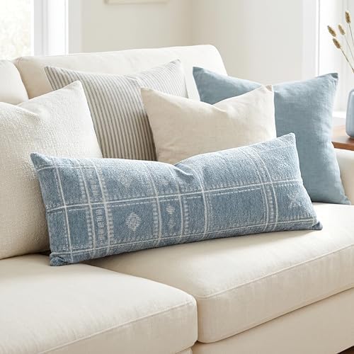 BlissBlush Decorative Lumbar Pillow Cover 14x36, Long Decorative Throw Pillow - Image 4