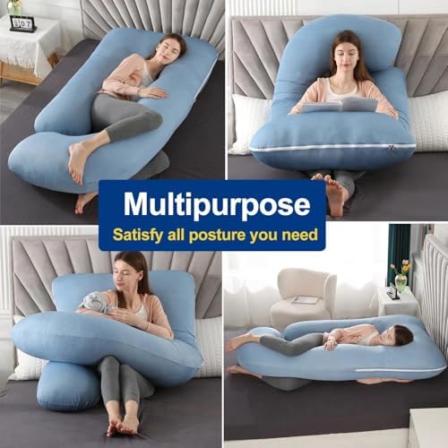 Pregnancy Pillows for Sleeping, U Shaped Full Body Maternity Pillow for - Image 6