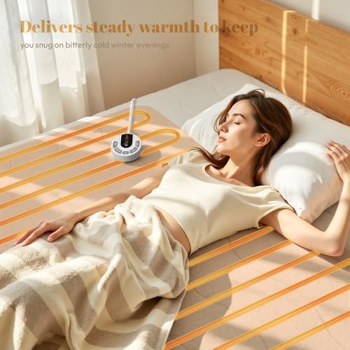 Templewet Heated Mattress Pad Full Size, Bed Warmer Pad, Machine Washable - Image 7