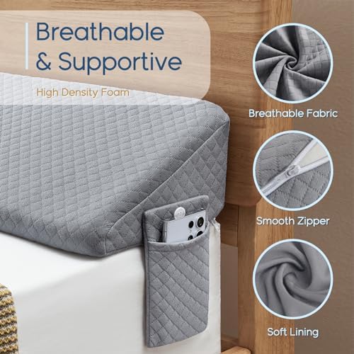 Homemate Twin Size（39"x10"x6"） Bed Wedge Pillow - Image 3