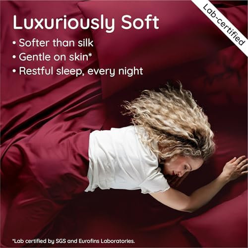 Bambaw 100% Viscose Derived from Bamboo Fitted Sheet Twin Size, Cooling Fitted - Image 5