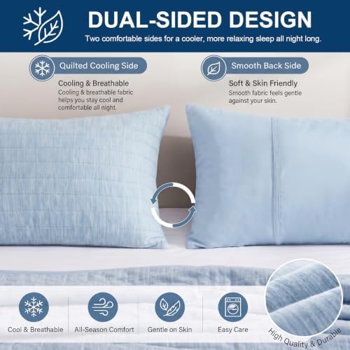 Swift Home Cooling Pillow Cases King Size Set of 2 - Image 5
