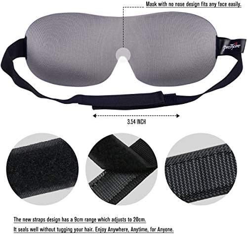 PrettyCare 3D Sleep Mask 2 Pack, Eye Mask - Image 4