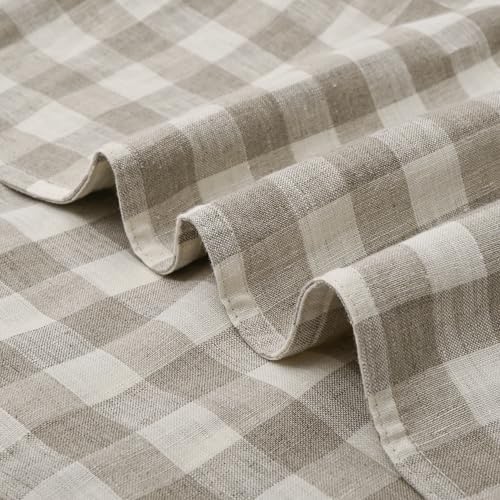 CHUFFED 100% French Linen Pillow Cases King Size Set of 2, Stone Washed Flax - Image 7