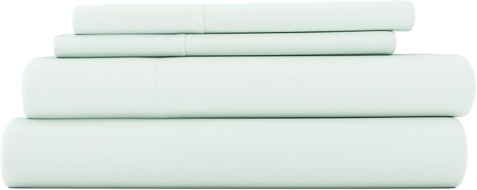 Linen Market Brushed Microfiber Twin XL Sheet Set 3 Piece – Oeko-TEX Certified Ultra Soft & Wrinkle-Free - 16" Deep Pocket Sheets - Easy Care Twin XL Size - Mint