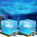 Ocean Projector Light, 16-Color Ambient Lighting Room Decor, Wood Base by KidoYean