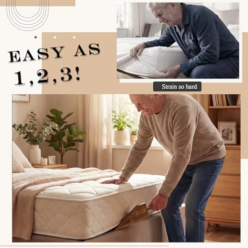 Leinuosen 3 Pcs Mattress Lifter and Bed Maker Tool Set - Image 6
