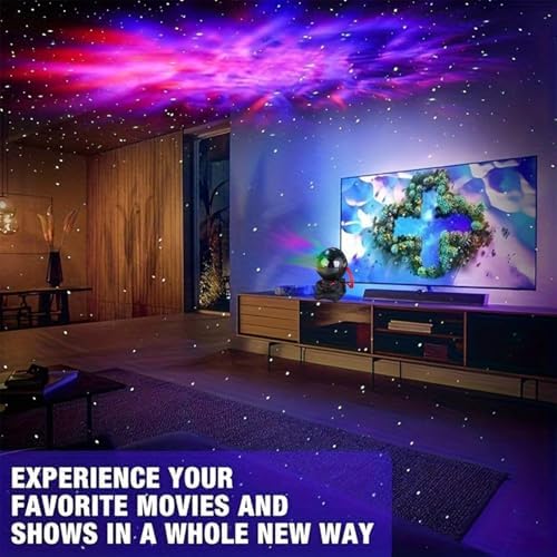 YXQUA Astronaut Galaxy Star Projector for Kids, Black Guitar - Image 4