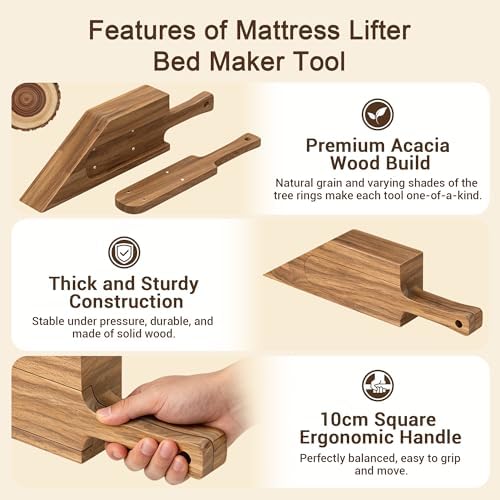 Mattress Lifter Tool for Changing Sheets Bed Maker Sheet Tucker Tool - Image 4