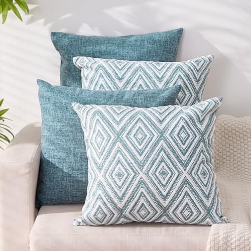 HPUK Throw Pillow Covers 18x18 Set of 4 by HPUK