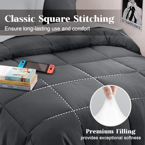 JOLLYVOGUE Twin XL Comforter Set, Ultra-Soft Bed in a Bag Twin XL Size 5 Pieces - Image 2