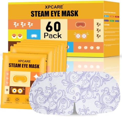 XPCARE 60 Pack Steam Eye Mask Disposable by XPCARE