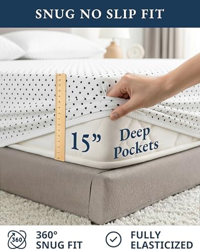 LANE LINEN Twin Sheets 100% Organic Cotton 3pc Percale Cooling - Image 7