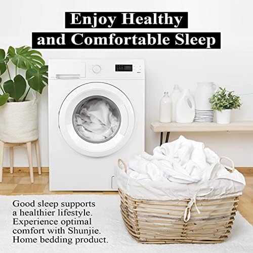 100% Egyptian Cotton Pillow Protectors Set of 2 King Size - Image 6
