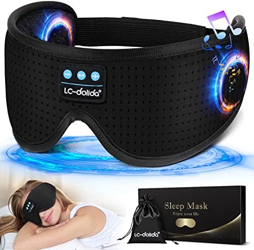 LC-dolida Sleep Headphones, Sleep Mask by LC-dolida