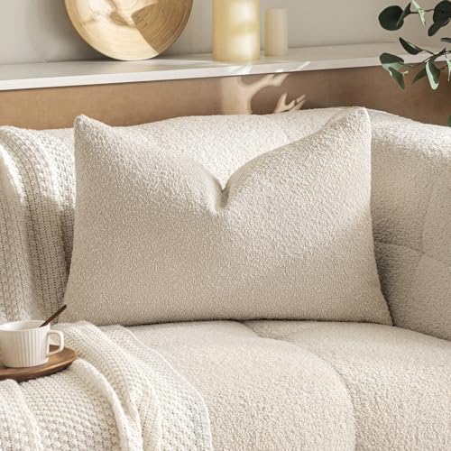 MIULEE Textured Boucle Lumbar Pillow Cover - Image 4